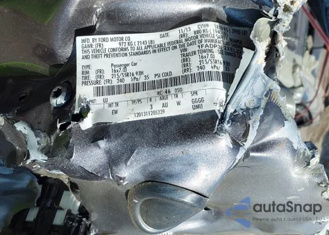 2014 Ford Focus Se из США, поврежденный, VIN 1FADP3F2XEL221561